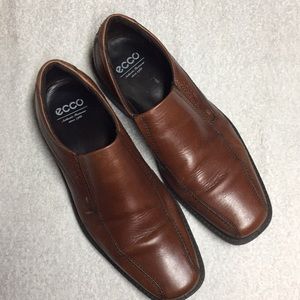 Ecco Men’s Brown Leather Casual Shoes Sz 43 US 10